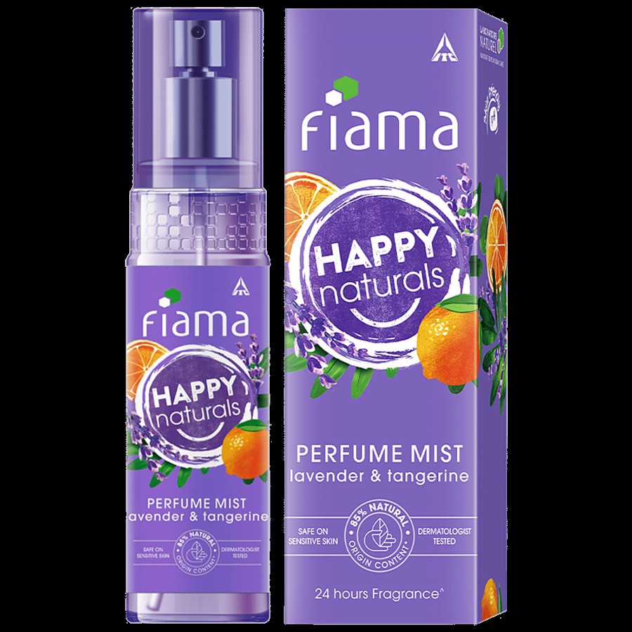 Fiama Happy Naturals Perfume Mists - Lavender & Tangerine