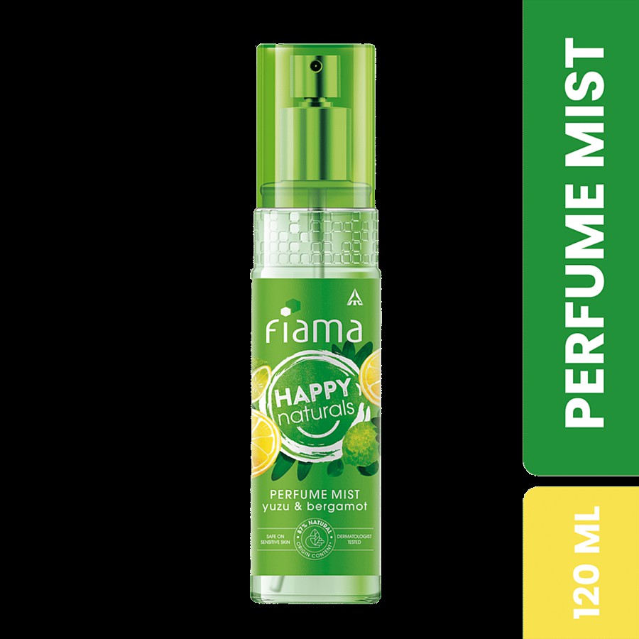 Fiama Happy Naturals Perfume Mists - Yuzu & Bergamot