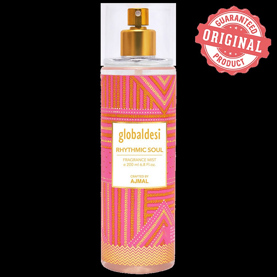 Global Desi Rhythmic Soul Body Mist Perfume  For Women Crafted by Ajmal