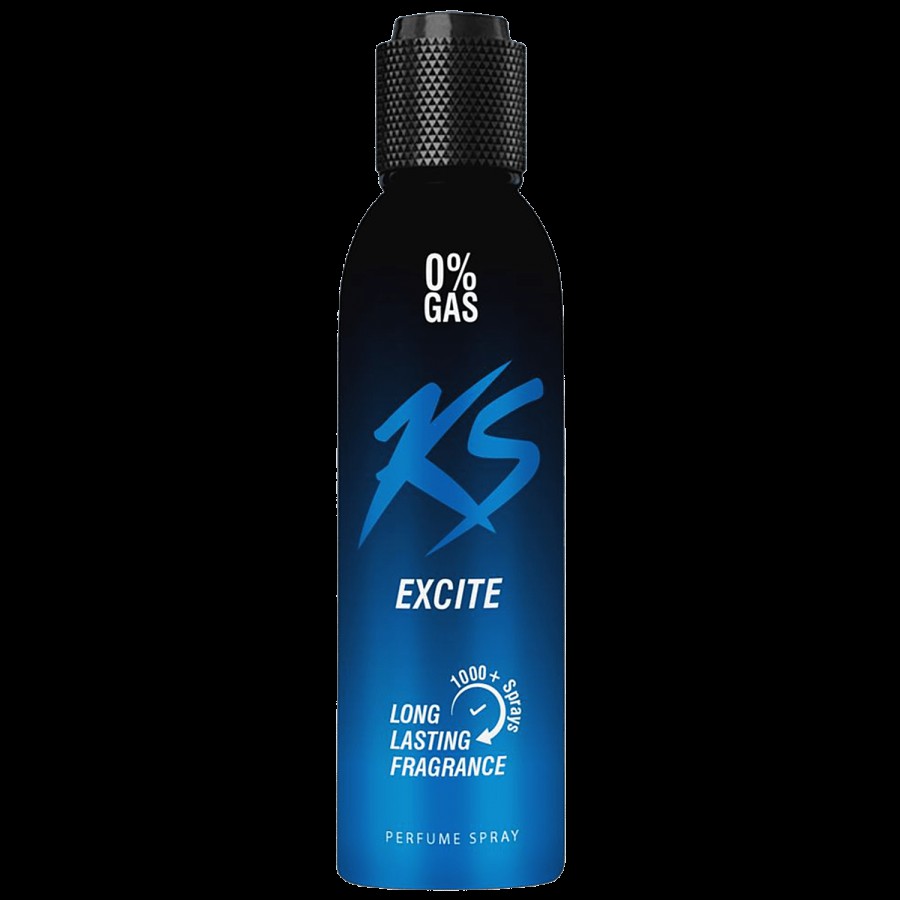 Ks Excite No Gas Perfume Spray For Men - Long Lasting Fragrance