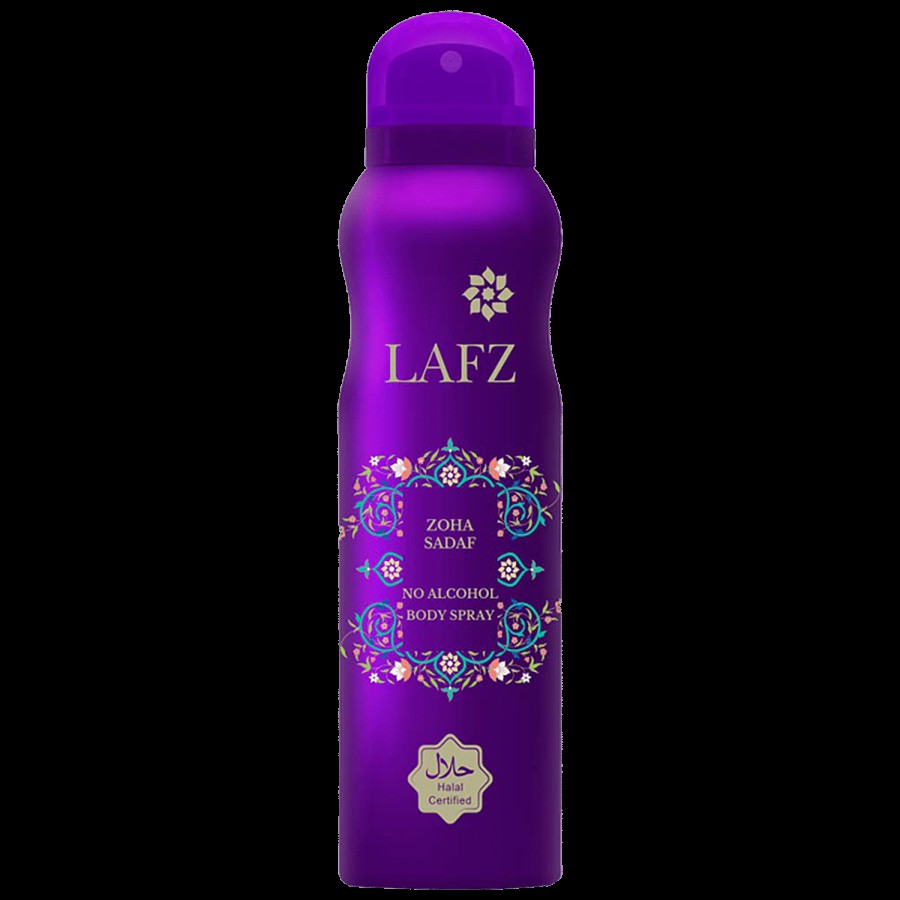 LAFZ Zoha Sadaf No Alcohol Body Spray - For Women