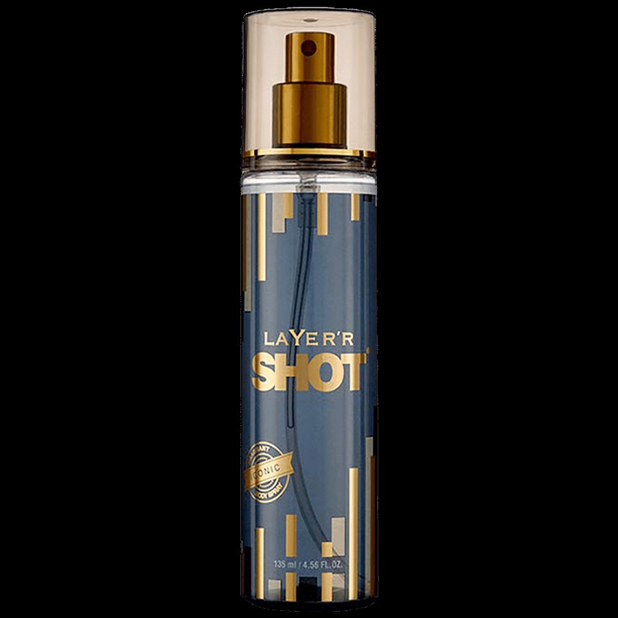 Layerr Shot Body Spray - Gold