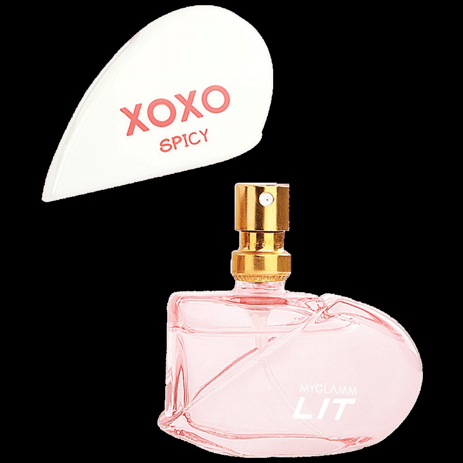 MyGlamm LIT XOXO Fragrance - Long Lasting Aroma