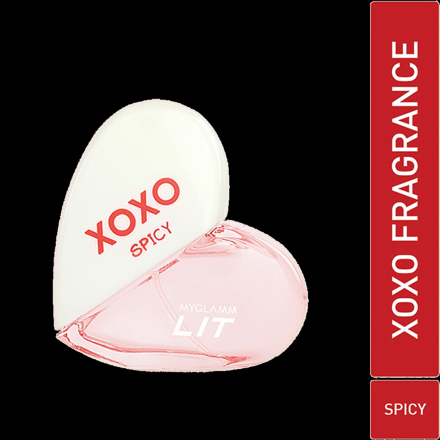 MyGlamm LIT XOXO Fragrance - Long Lasting Aroma