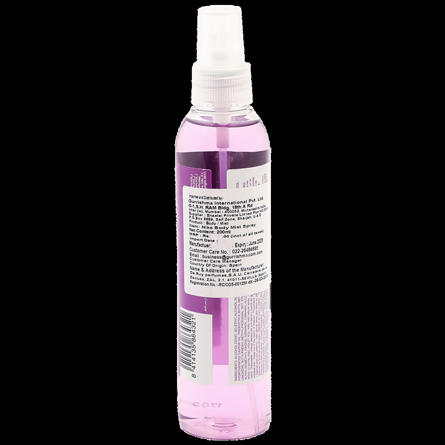 Nike Fission Body Mist - For Woman