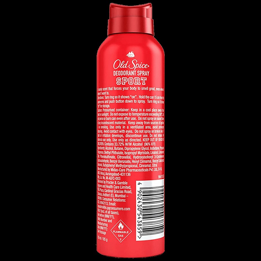 Old Spice Sport Deodorant Body Spray