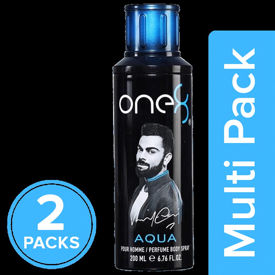 One8 By Virat Kohli Perfume Body Spray - Aqua