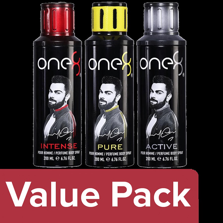 One8 By Virat Kohli Perfume Body Spray (Intense