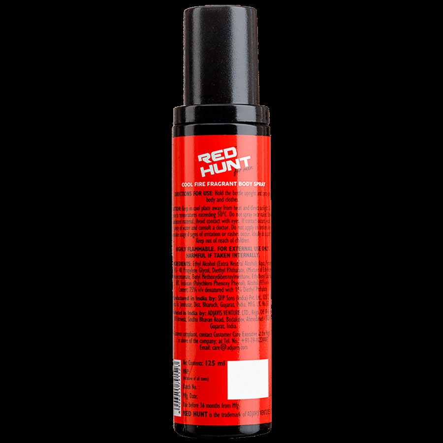 Red Hunt Cool Fire - Body Spray