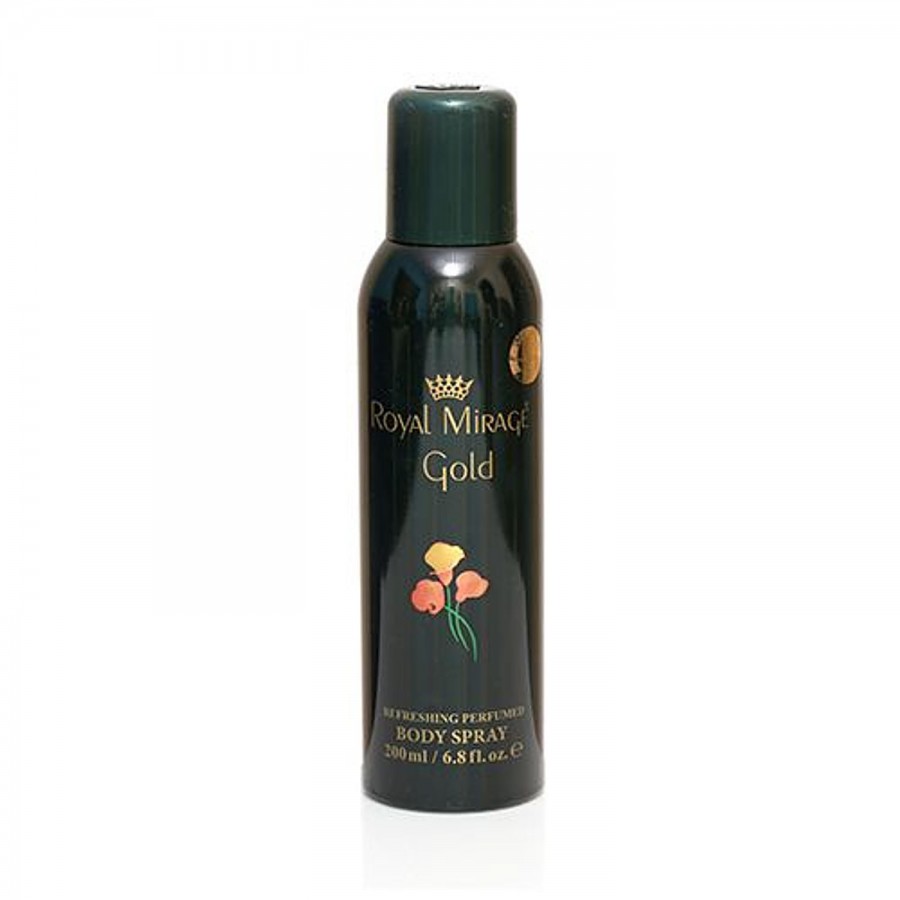 Royal Mirage Refreshing Perfumed Body Spray - Gold