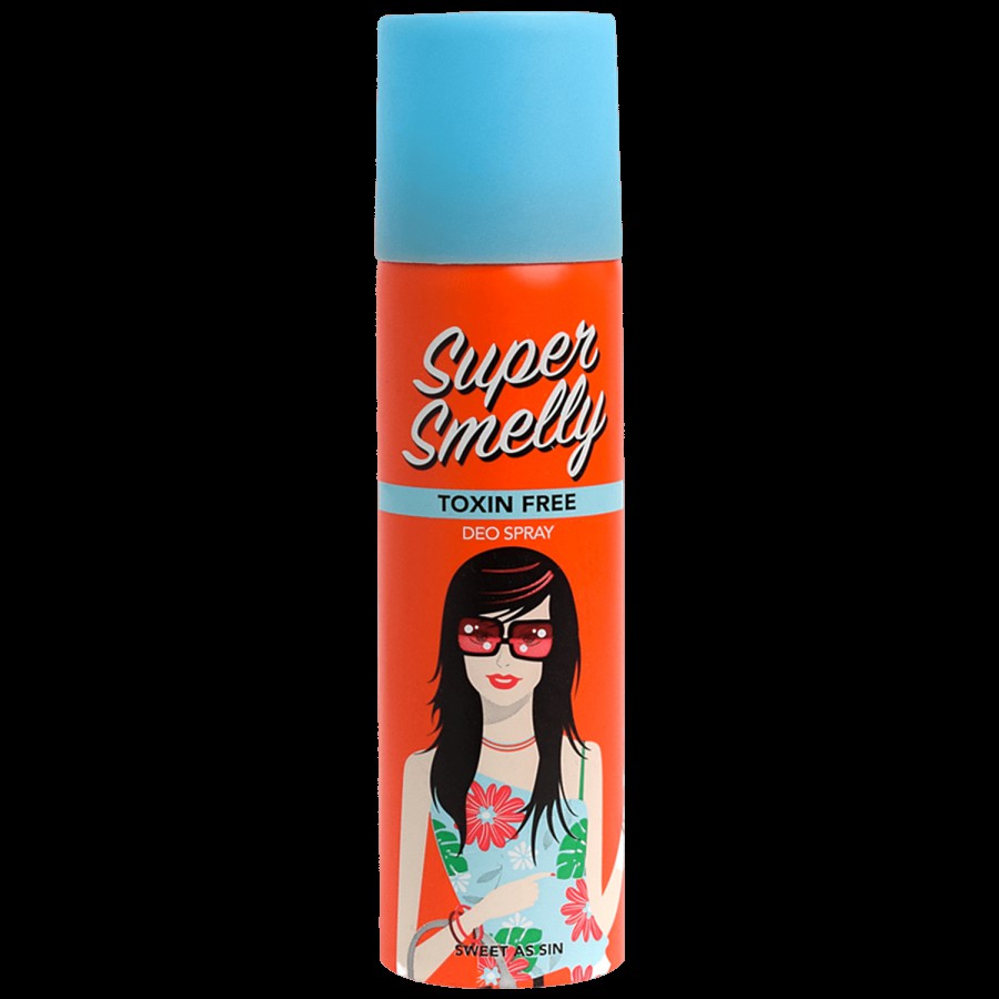 Super Smelly Sweet As Sin Deodorant Spray For Men - Tea Tree Oil