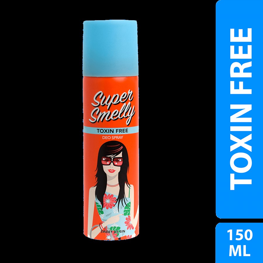 Super Smelly Sweet As Sin Deodorant Spray For Men - Tea Tree Oil