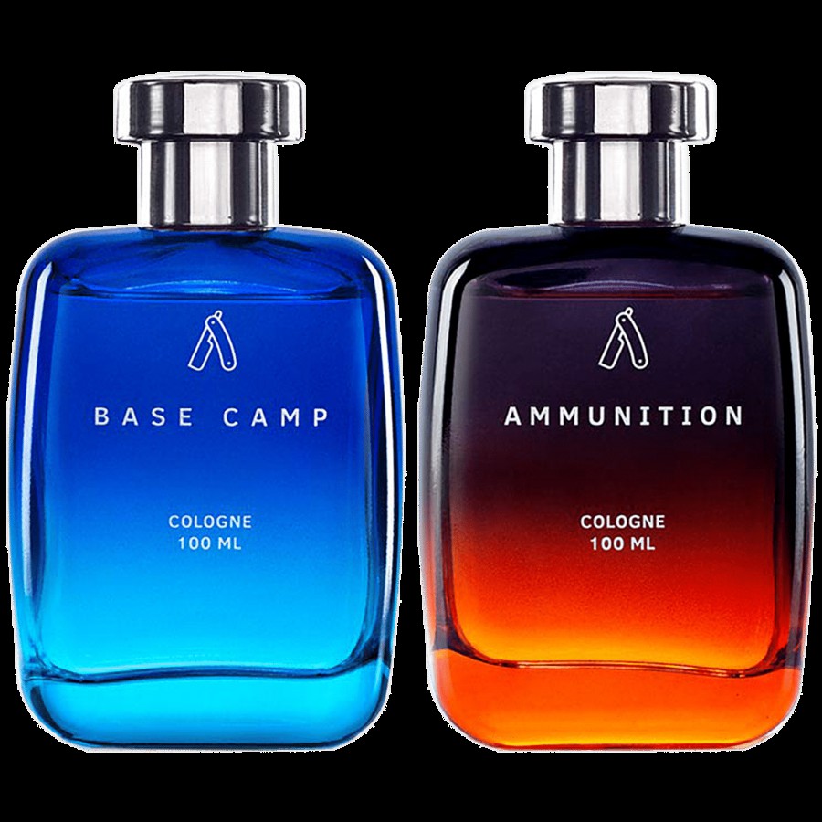 Ustraa Cologne Spray Combo - Base Camp & Ammunition