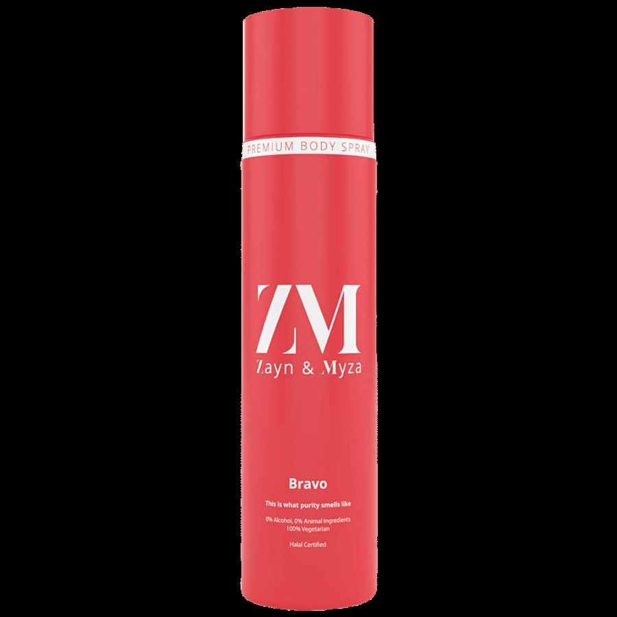 ZM Zayn & Myza Bravo No Alcohol Body Spray - For Men