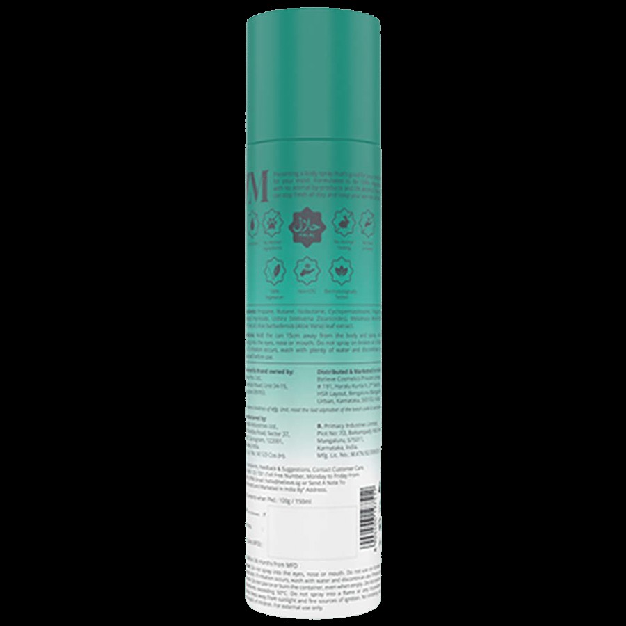 ZM Zayn & Myza Cerys No Alcohol Body Spray - For Women