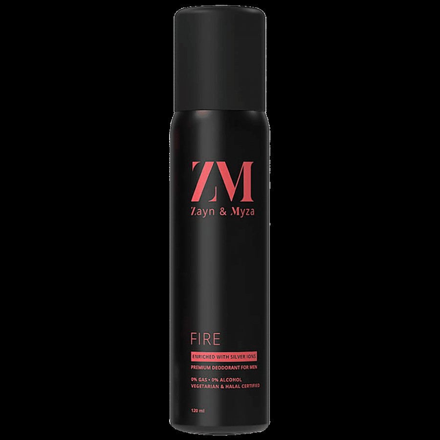 ZM Zayn & Myza Fire No Alcohol Body Spray - For Men