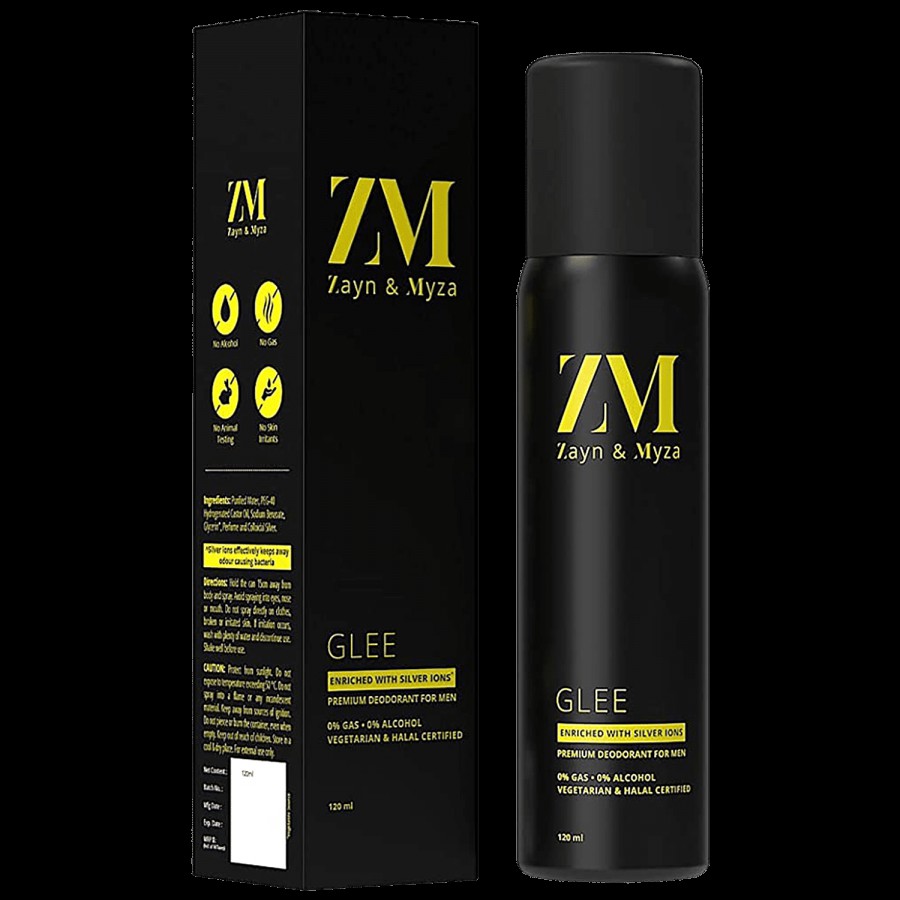 ZM Zayn & Myza Glee No Alcohol Body Spray - For Men