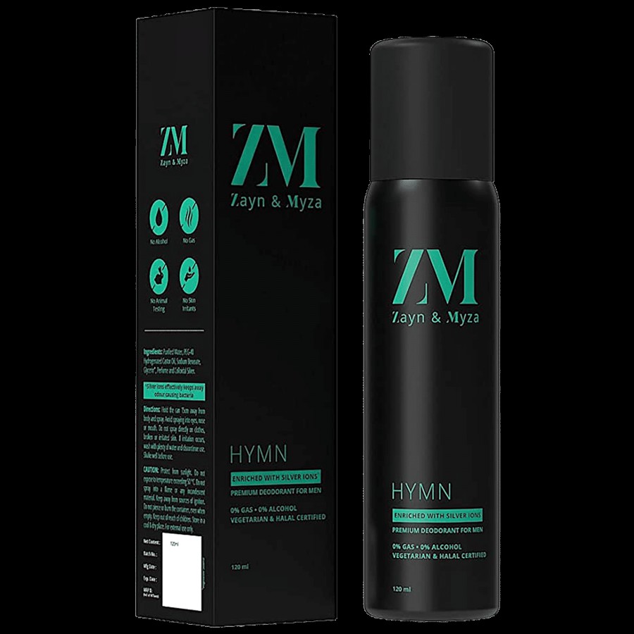 ZM Zayn & Myza Hymn No Alcohol Body Spray - For Men