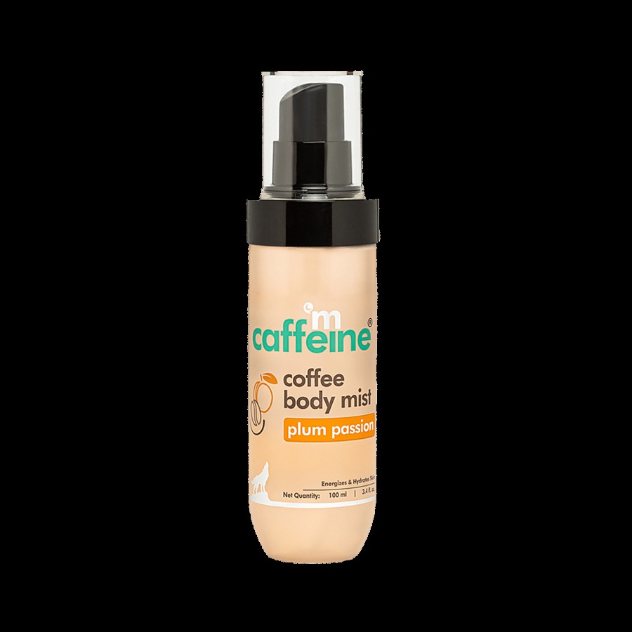 mCaffeine Plum Passion Coffee Body Mist