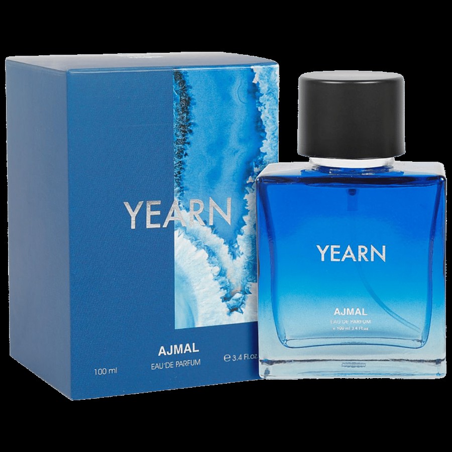 Ajmal Yearn Eau De Parfum Aquatic Perfume - Party Wear For Men