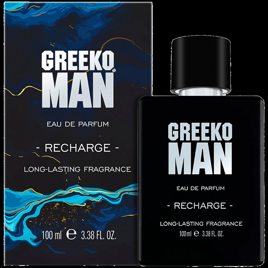 Greeko Man Recharge Eau De Parfum - For Men