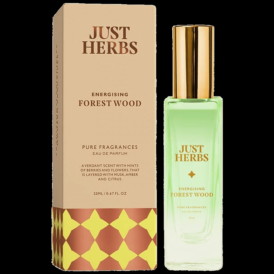 Just Herbs Energising Forest Wood Eau De Parfum