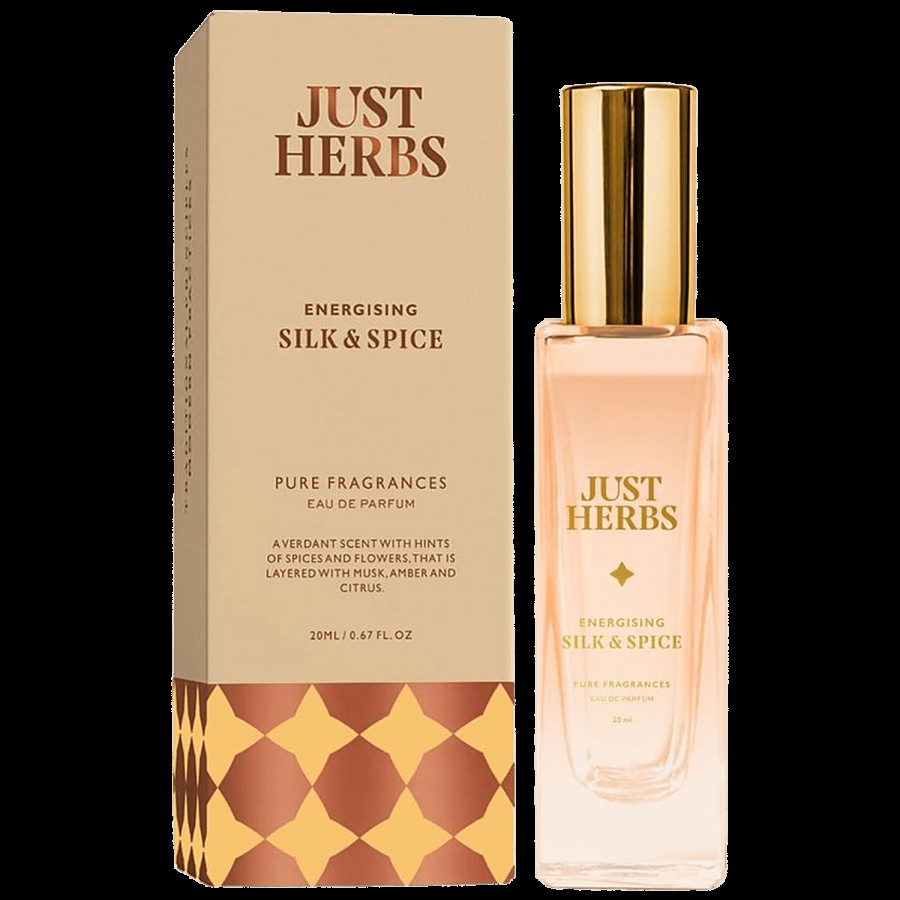 Just Herbs Energising Silk & Spice Eau De Parfum