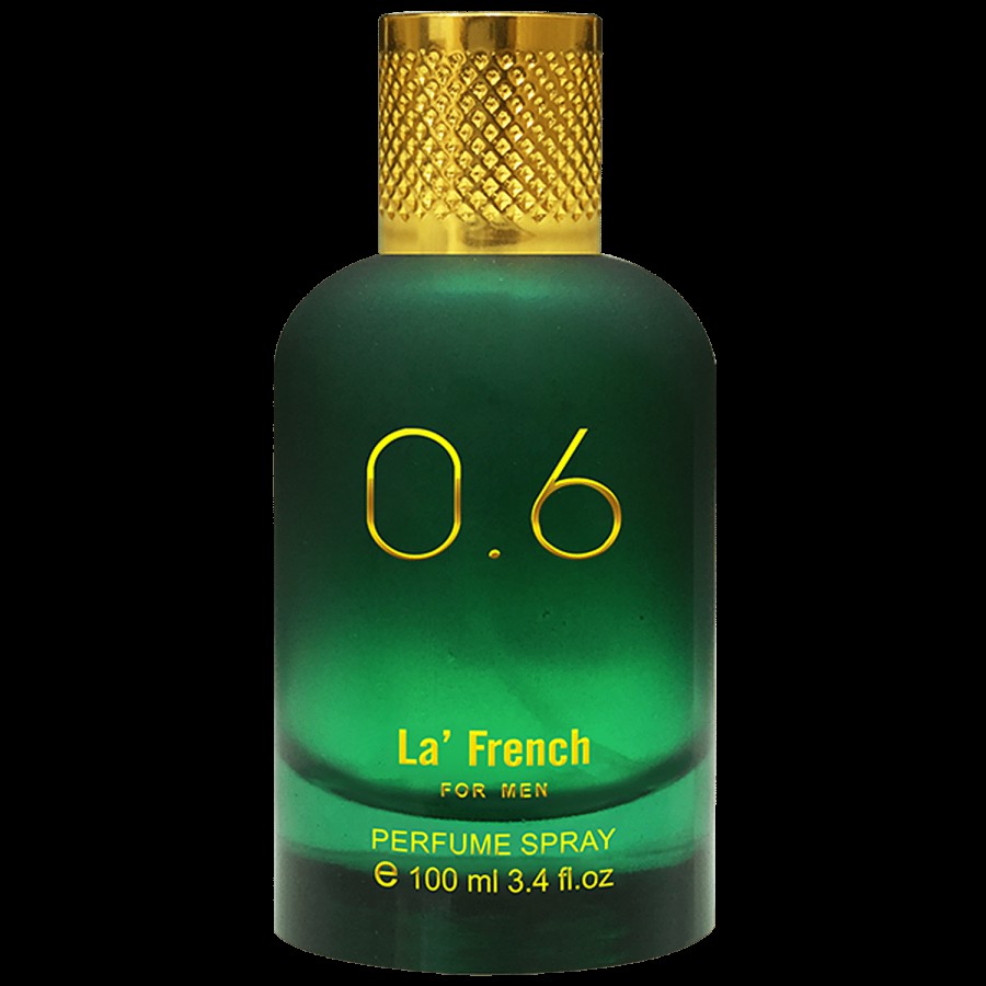 La' French 0.6 Perfume Spray Eau De Parfum - Long Lasting Fragrance