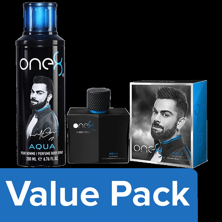 One8 By Virat Kohli Eau De Parfum - Aqua