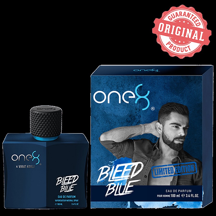 One8 By Virat Kohli Eau De Parfum - Bleed Blue