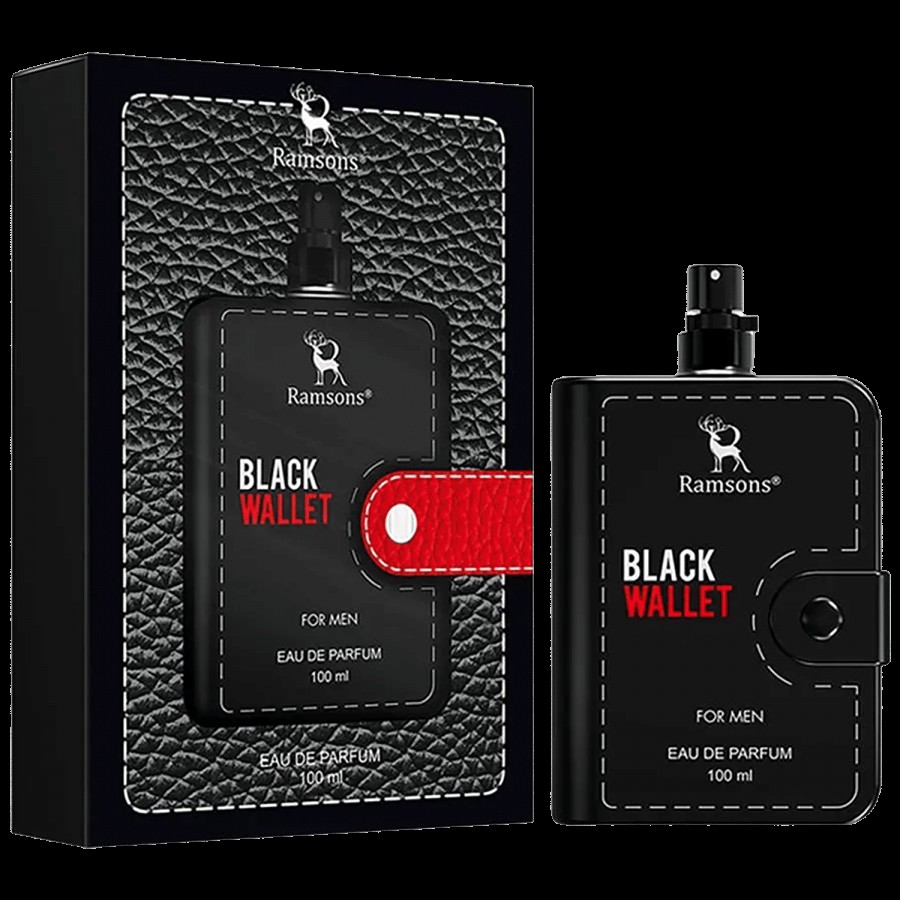 Ramsons Black Wallet Eau De Parfum - For Men