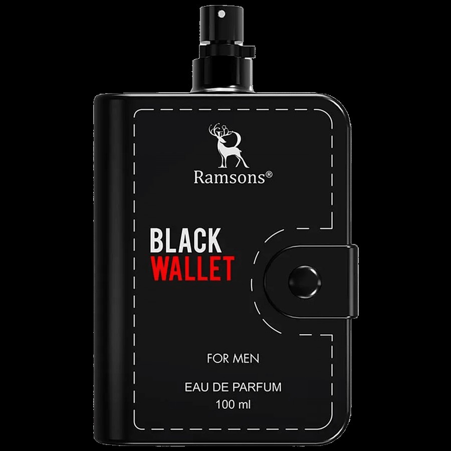 Ramsons Black Wallet Eau De Parfum - For Men