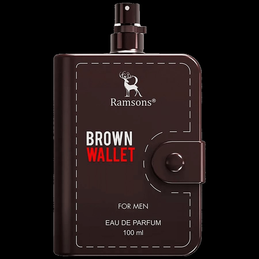 Ramsons Brown Wallet Eau De Parfum - For Men