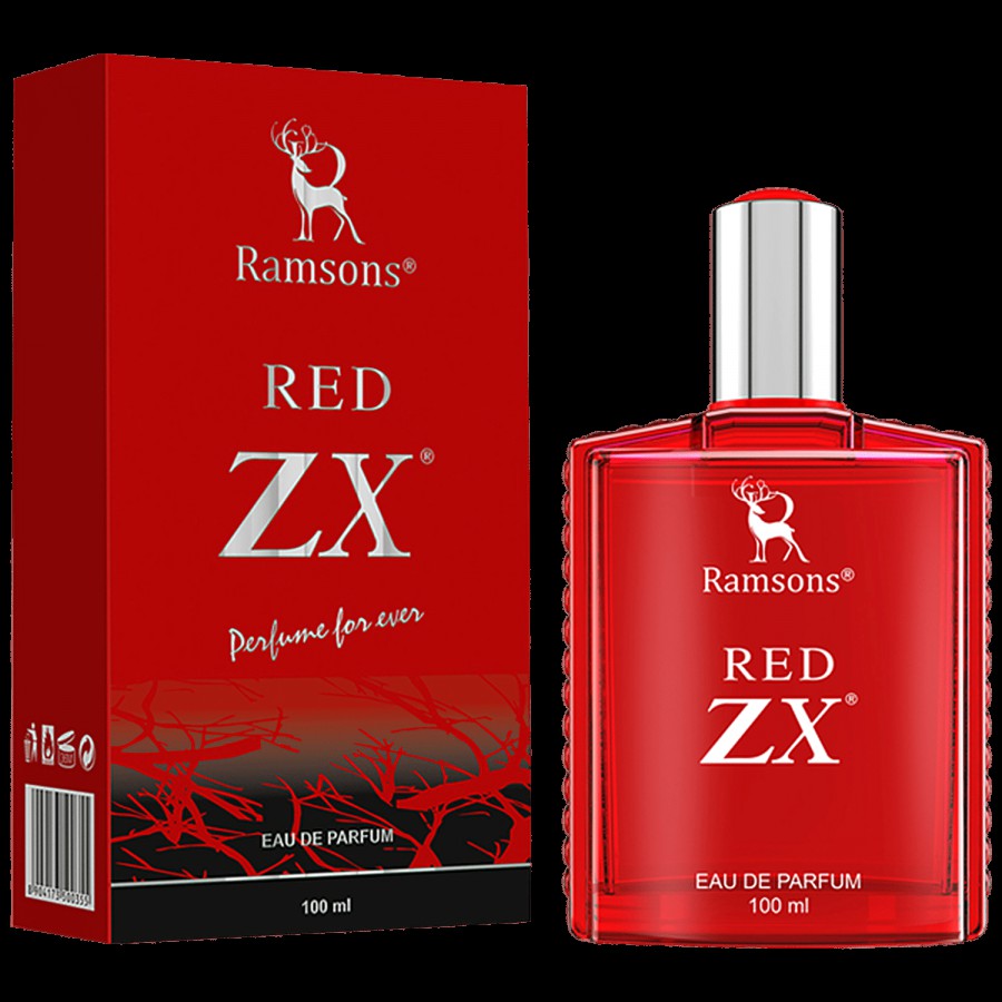 Ramsons Red Zx - Eau De Parfum With Aromatic Woody Notes For All Ages