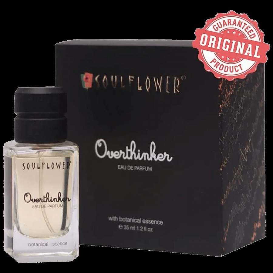 Soulflower Overthinker Scent Eau De Parfum - Long Lasting Fragrance