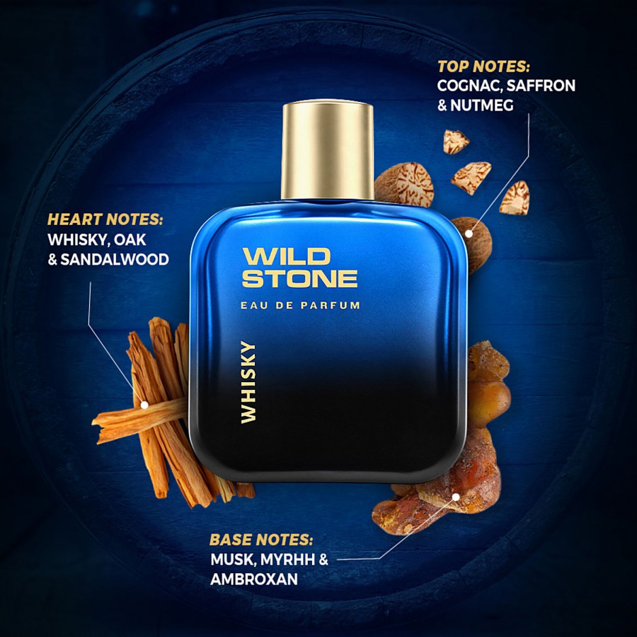 Wild Stone Whiskey Eau De Parfum - For Men