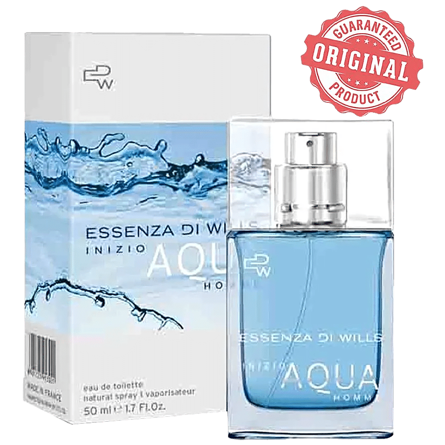 EDW Essenza Inizio Aqua Homme Luxury Eau De Toilette - Long-Lasting Fragrance