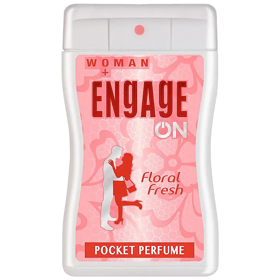 Engage ON Floral Fresh Pocket Perfume - For Women