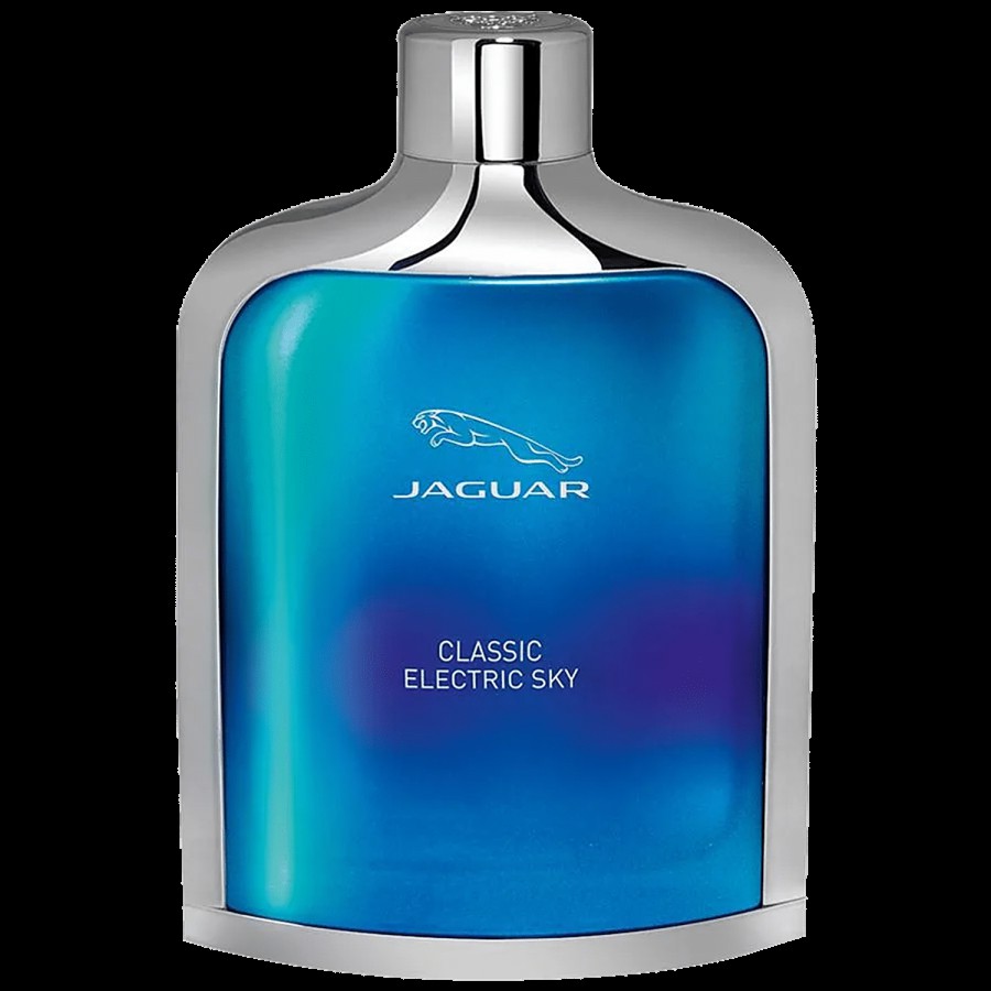 Jaguar Classic Electric Sky De Toilette Natural Spray - Provides Dynamic Fragrance