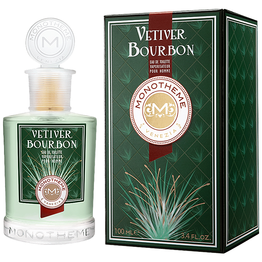 MONOTHEME Vetiver Bourbon Eau De Toilette - Long-Lasting Fragrance