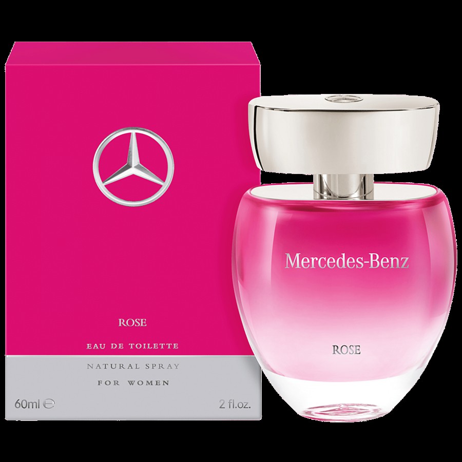 Mercedes-Benz Eau De Toilette Rose Spray - For Women