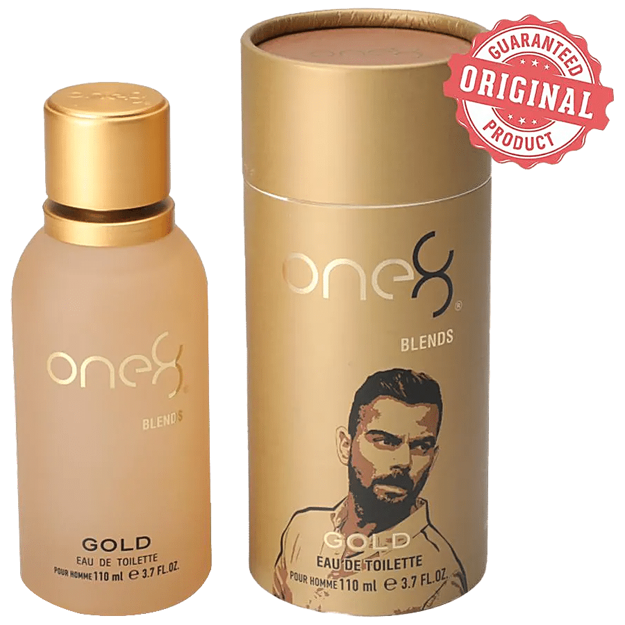 One8 By Virat Kohli Blends Eau De Toilette - Gold