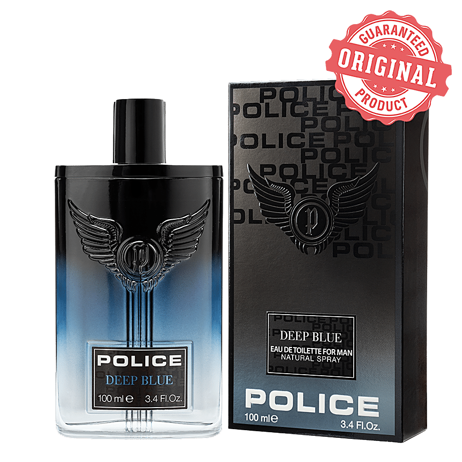 Police Deep Blue Eau De Toilette Natural Spray - For Men