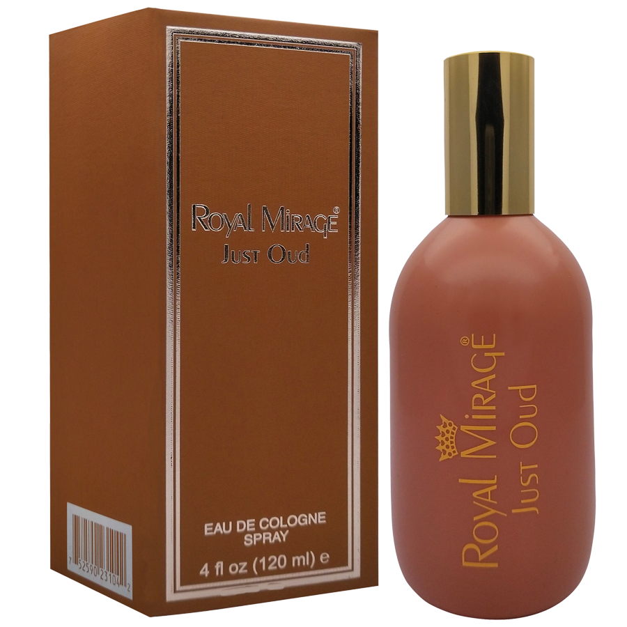 Royal Mirage Just Oud Eau De Cologne Spray - Provides Long-Lasting Fragrance