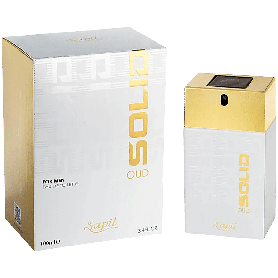 Sapil Solid Oud Eau De Toilette For Men