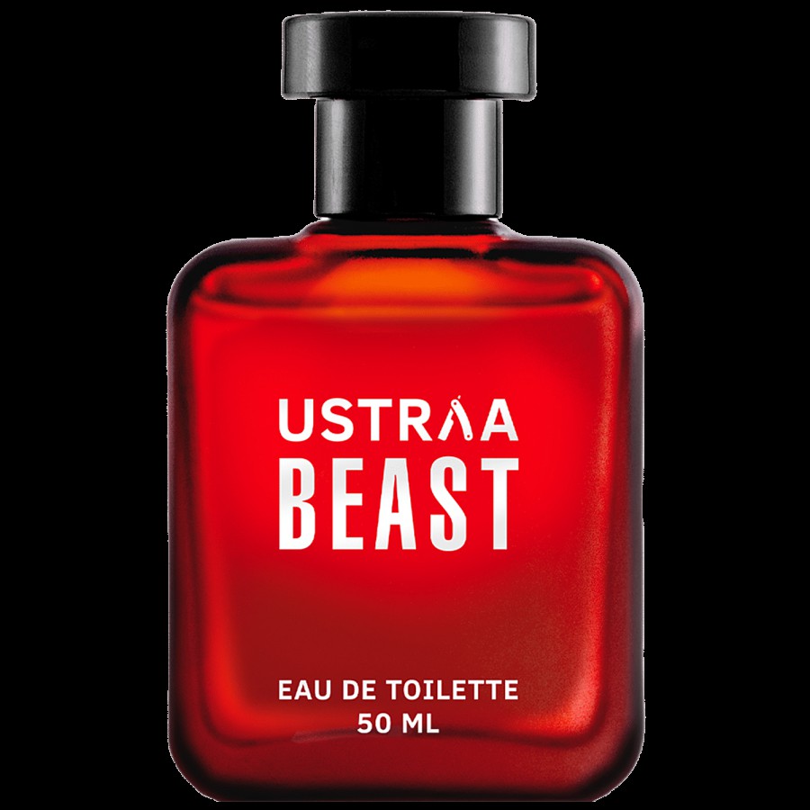 Ustraa Beast Eau De Toilette - Long-Lasting Fragrance