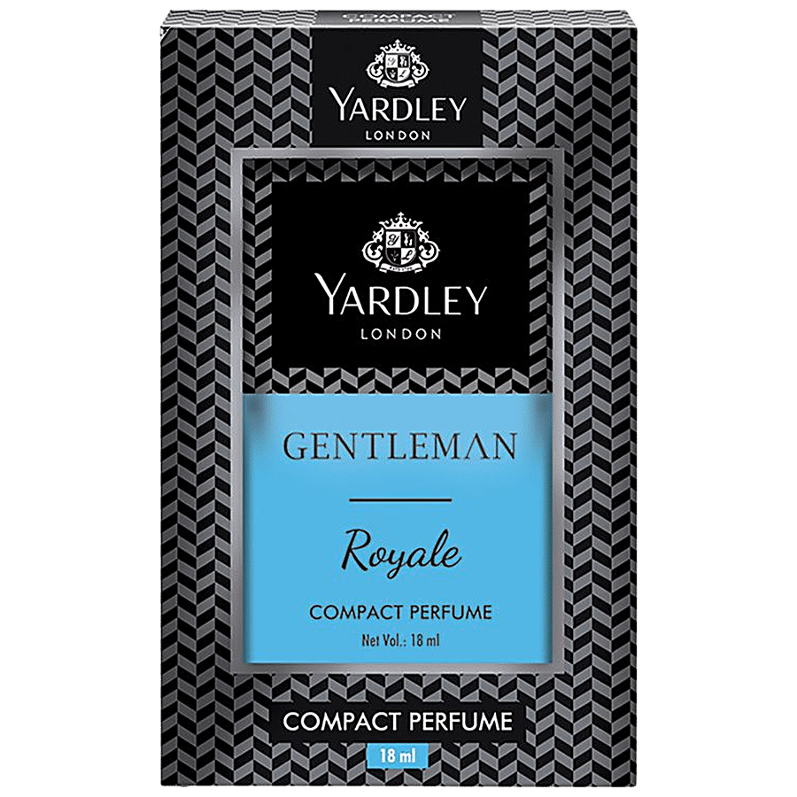 Yardley London Gentleman Royale Compact Perfume for Men| Lime & Chocolate