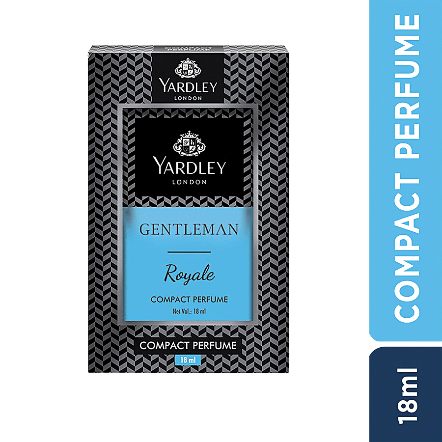 Yardley London Gentleman Royale Compact Perfume for Men| Lime & Chocolate