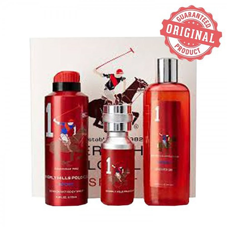 Beverly Hills Polo Club Gift Set - SG + EDT + Deo