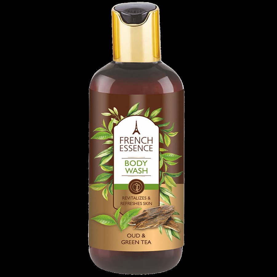 French Essence Body Wash Oud & Green Tea - Refreshing